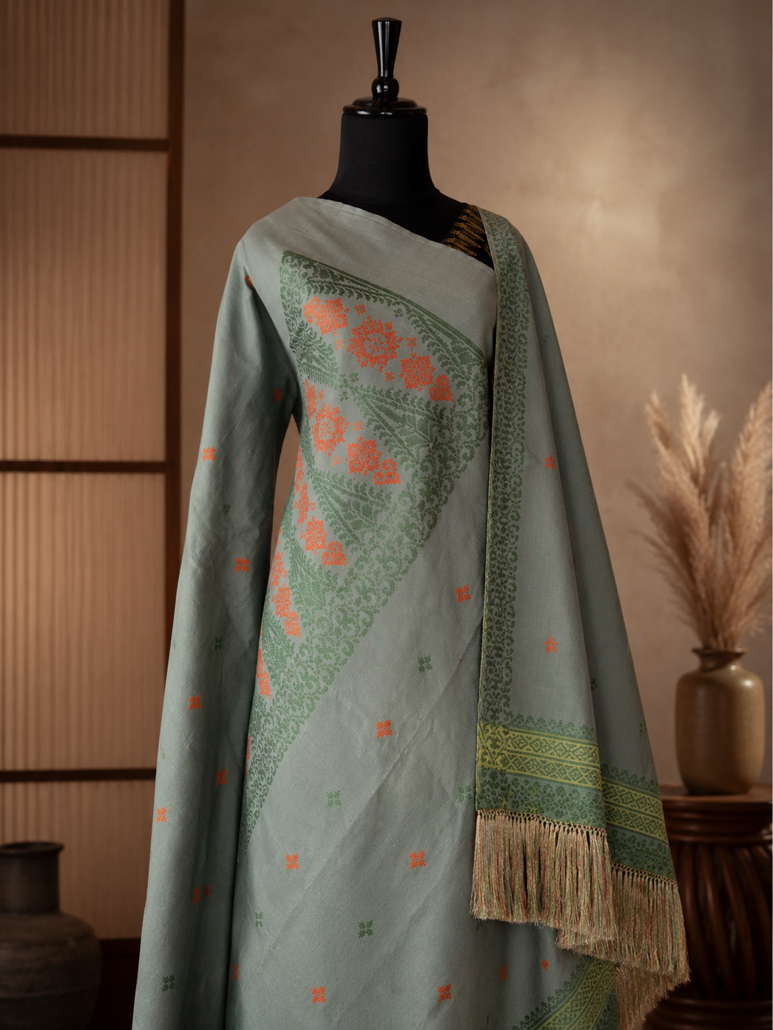 SONGKET BERTABUR BUNGA BINTANG BESISIP