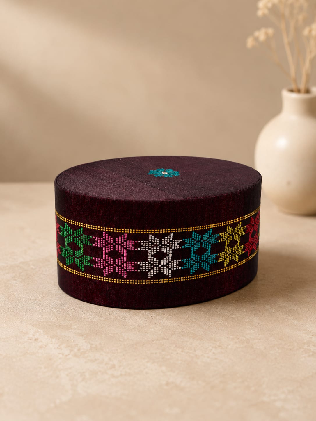 PECI MOTIF BUNGA TAMPUK MANGGIS